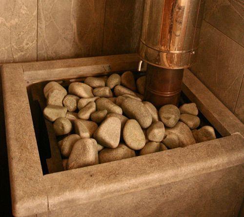 La pierre du sauna